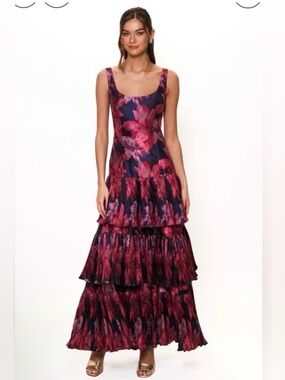 Hutch Luna Floral Tiered Maxi Dress